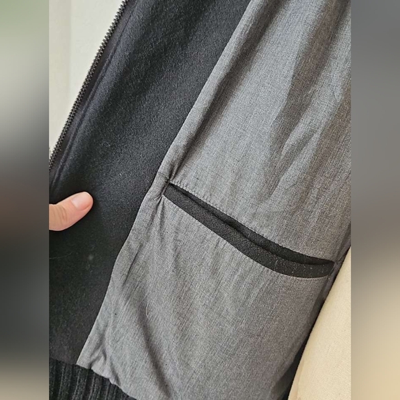 Calvin Klein Bomber Jacket Size Large • Wool Blend - Picture 7 of 16